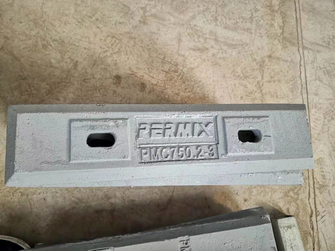 refraktärer Pan Mischer PMC330 15kw fabrizierte 330L Ausgabeleistungs-Orangen-Farbe vor